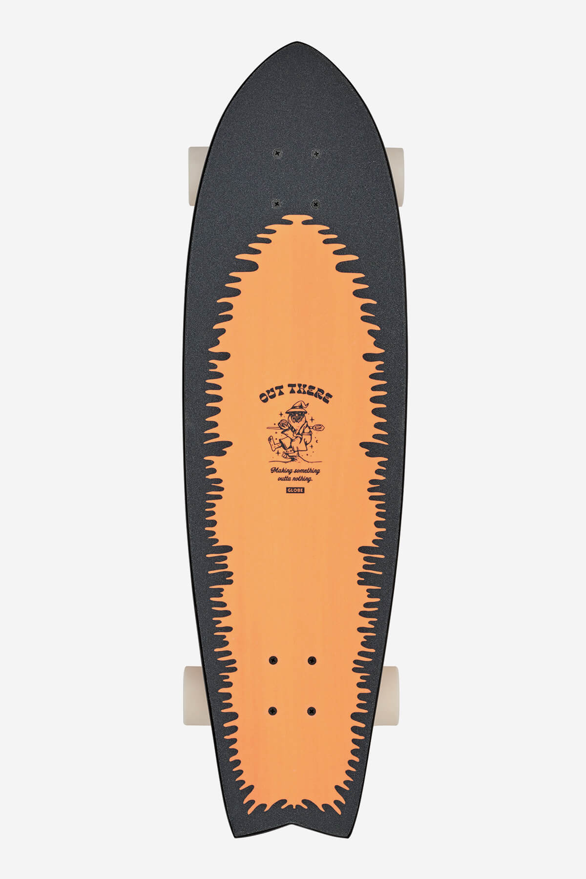 globe-chromantic-surf-skate-komplettboard-lightning-log image 2