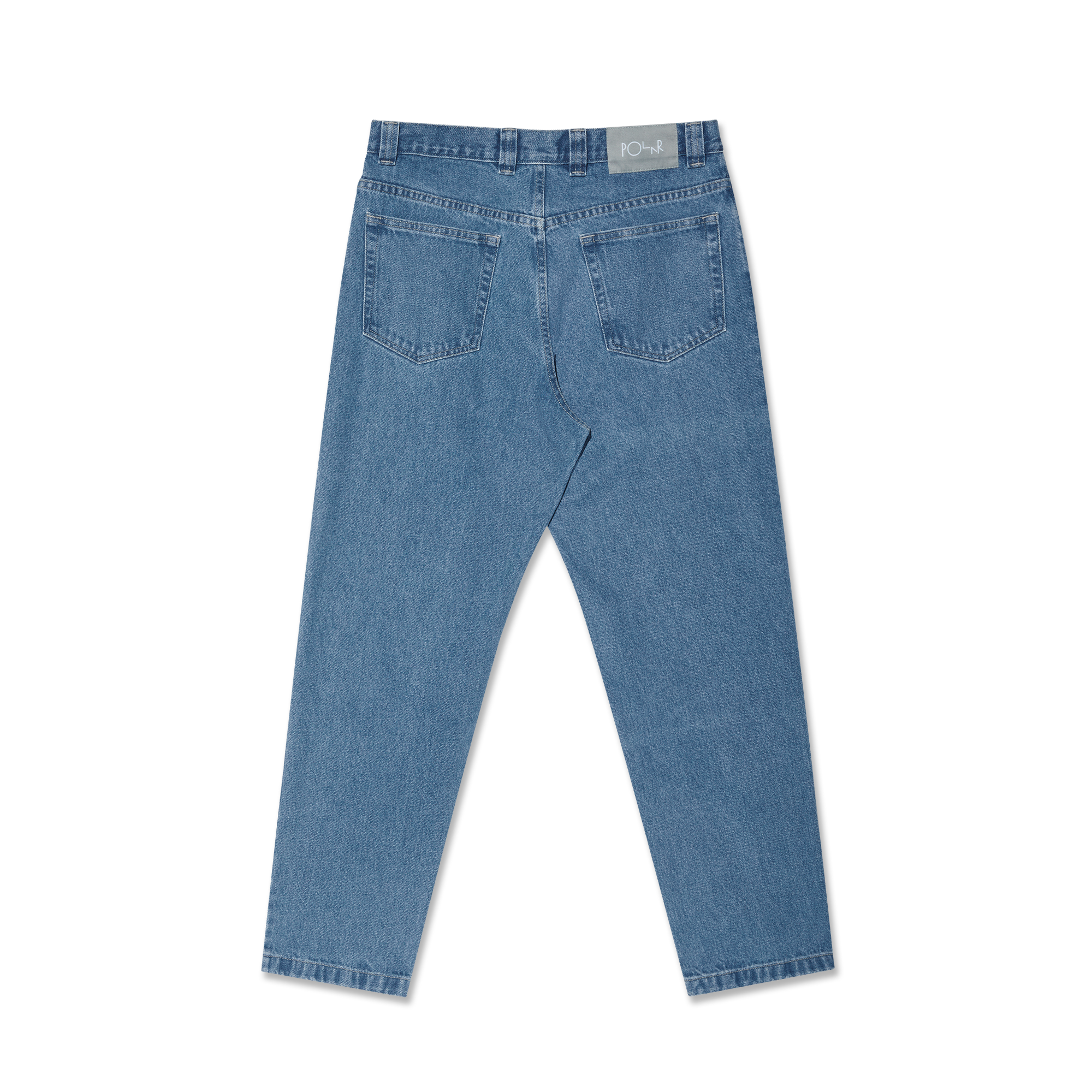 polar-skate-co-92-pants-mid-blue-herren-skate-hose-tapered-leg-semi-baggy-fit image 2