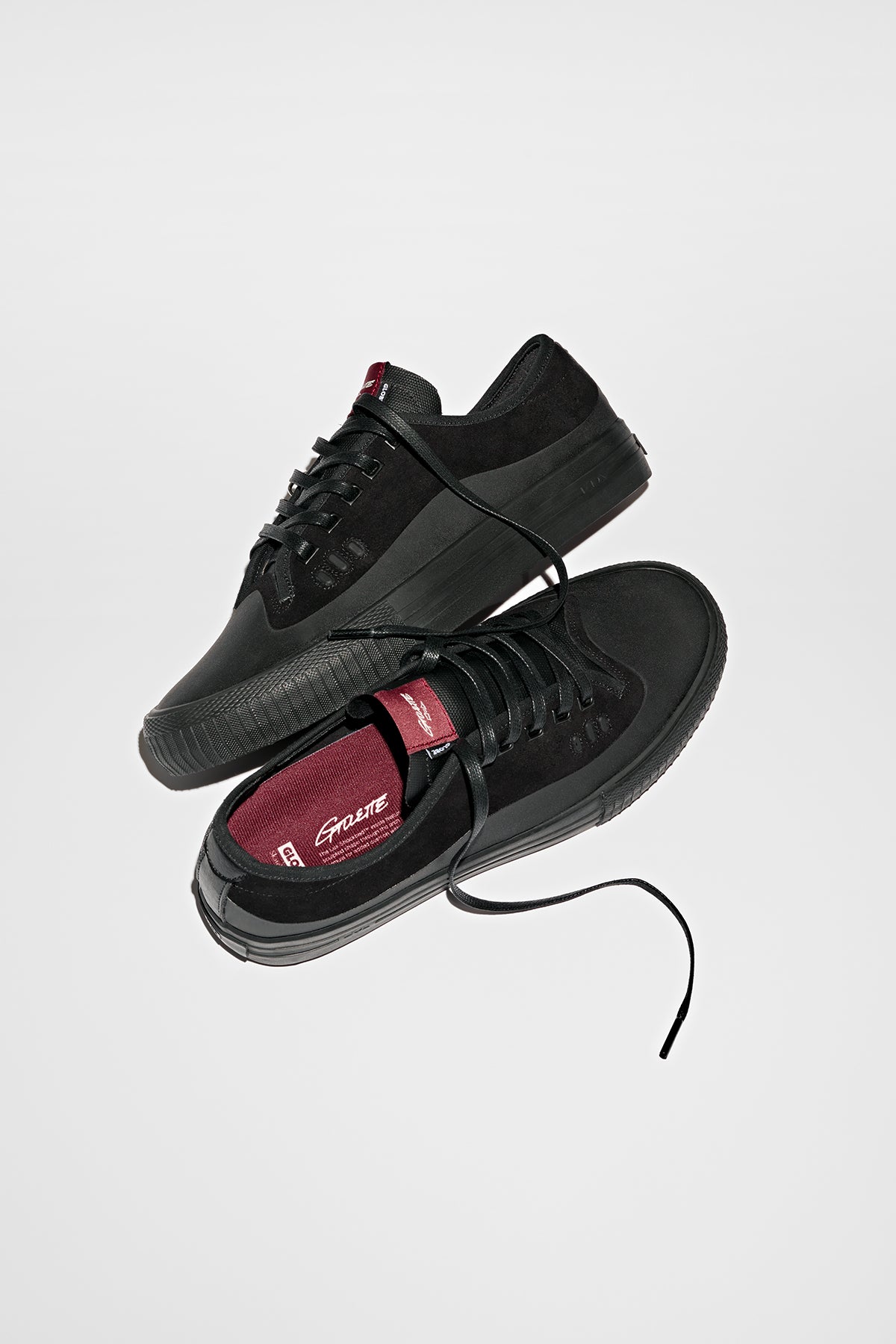 globe-gillette-pro-skate-schuhe-black-black-suede image 4
