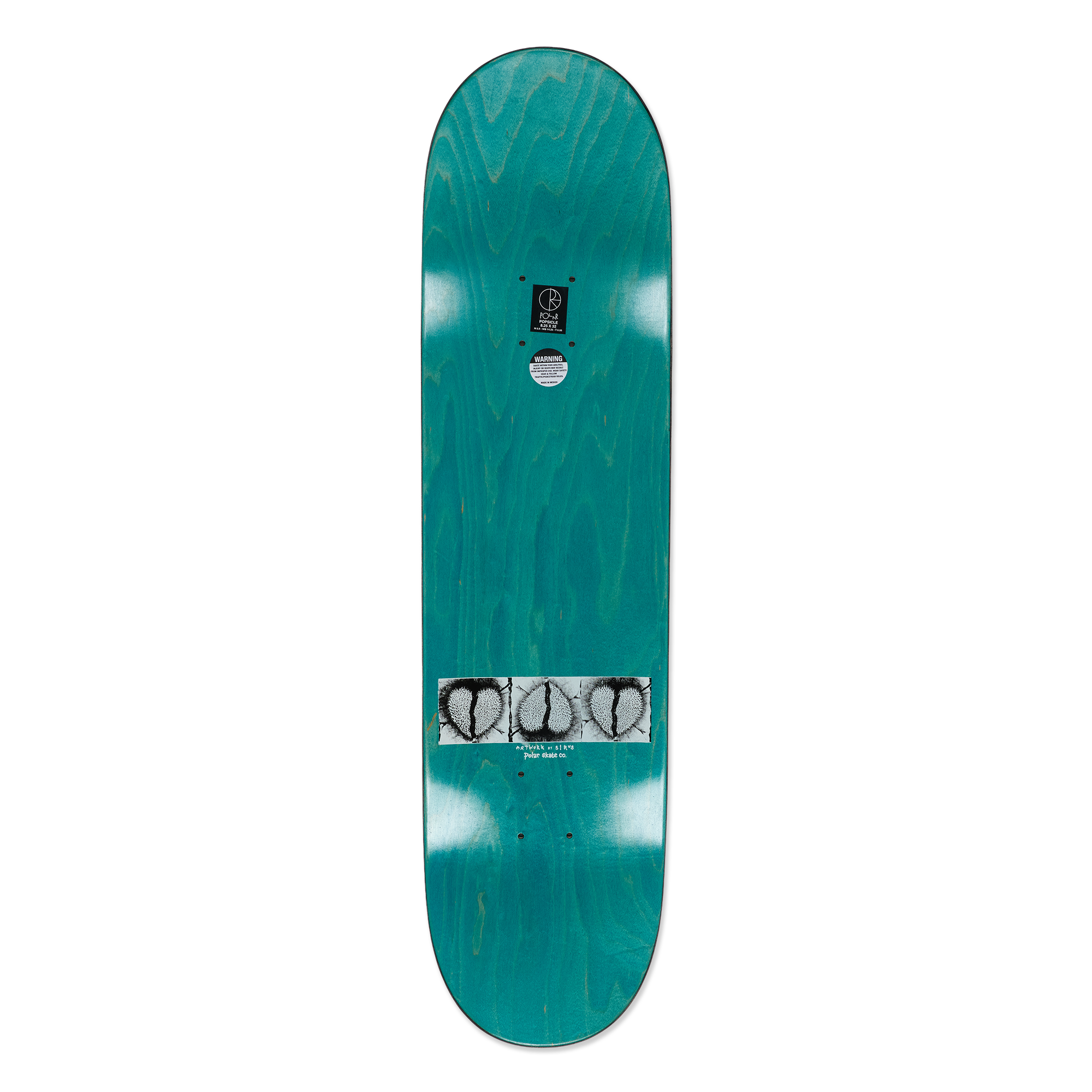 polar-skate-co-shin-sanbongi-heart-in-hand-skateboard-deck image 3