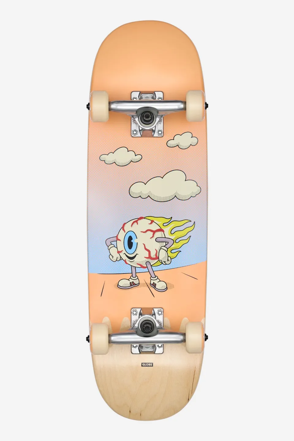 globe-kids-grip-95-mini-7-9-complete-skateboard-flaming-eye image 1