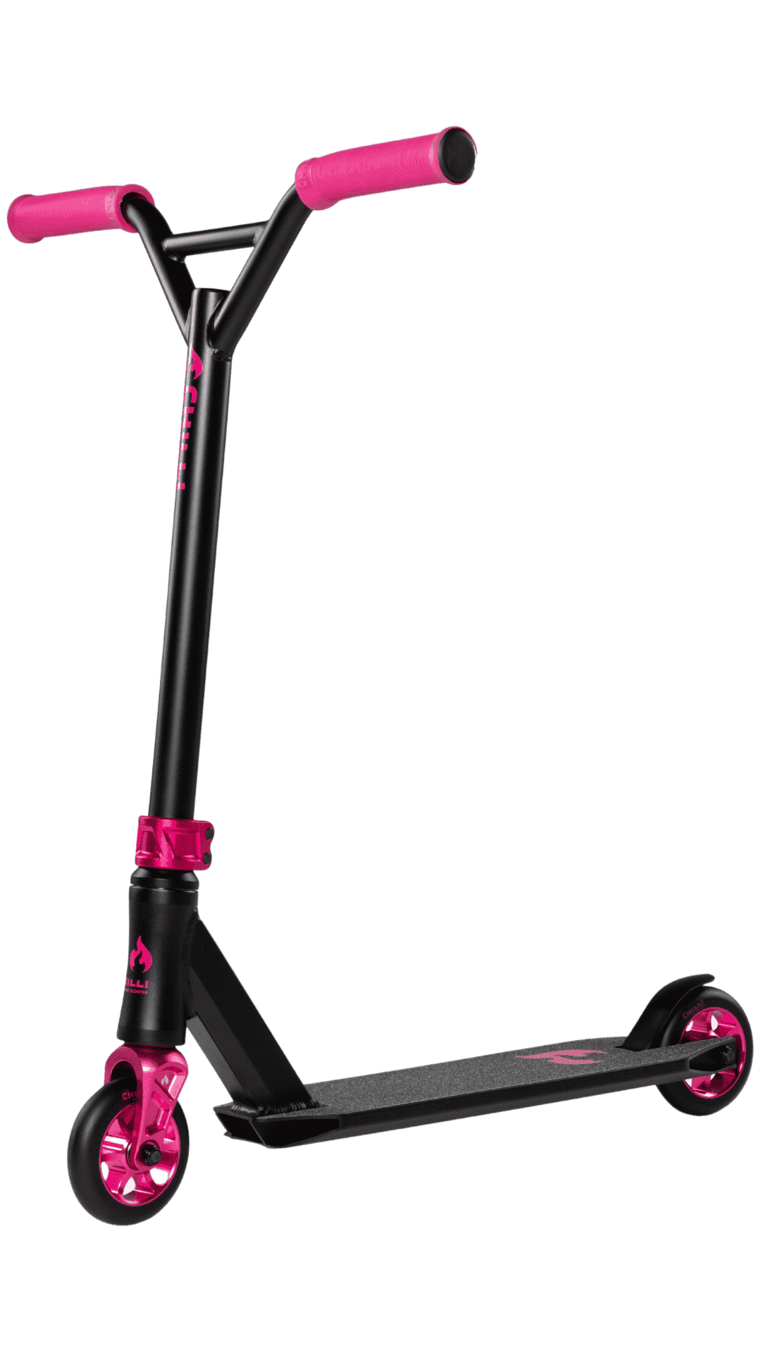 chilli-pro-scooter-3000-shredder-komplett-scooter-pink-100-mm image 1