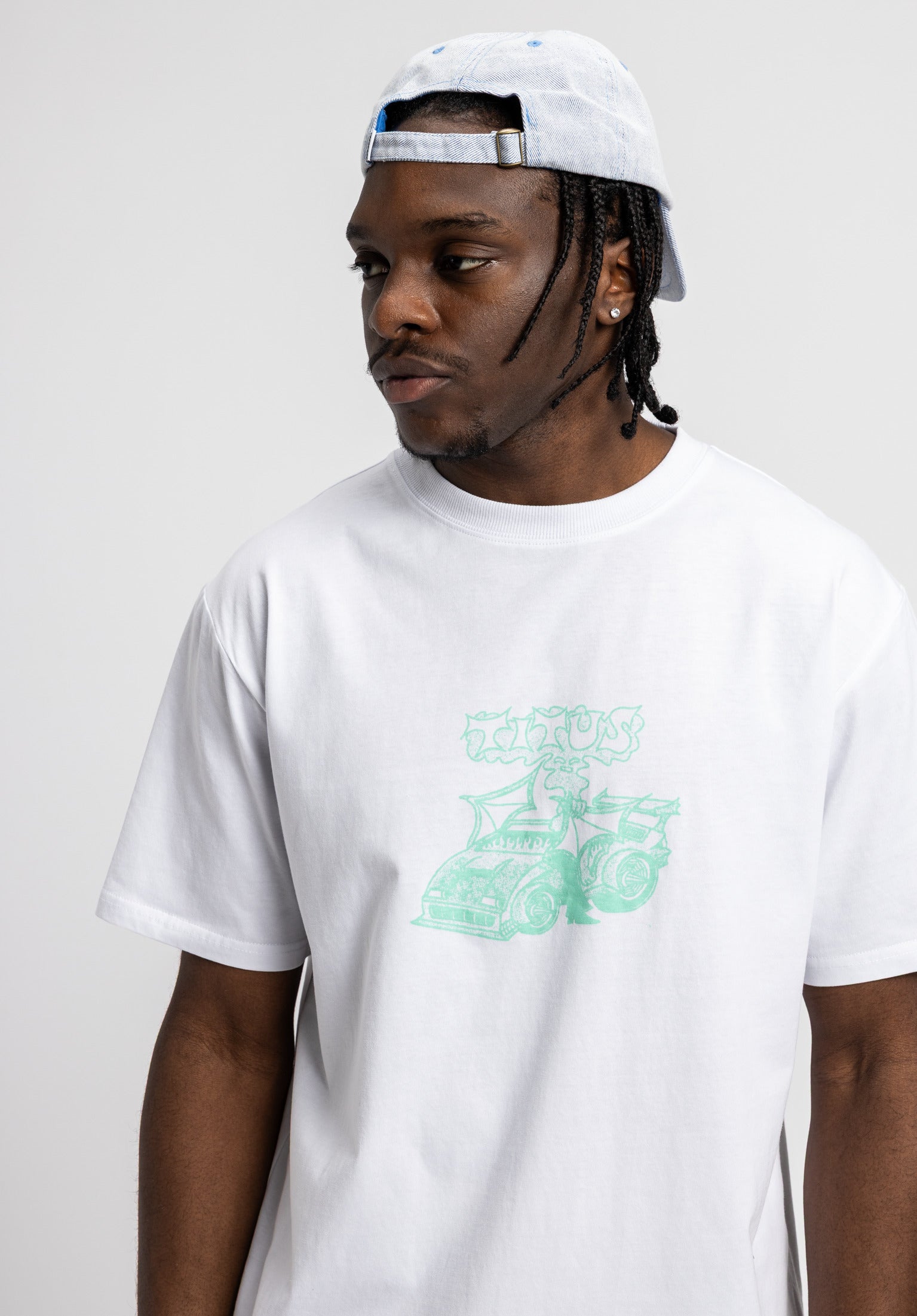titus-hell-of-a-japan-tuner-t-shirt-loose-fit-t-shirt-mit-frontprint-und-schwere image 1