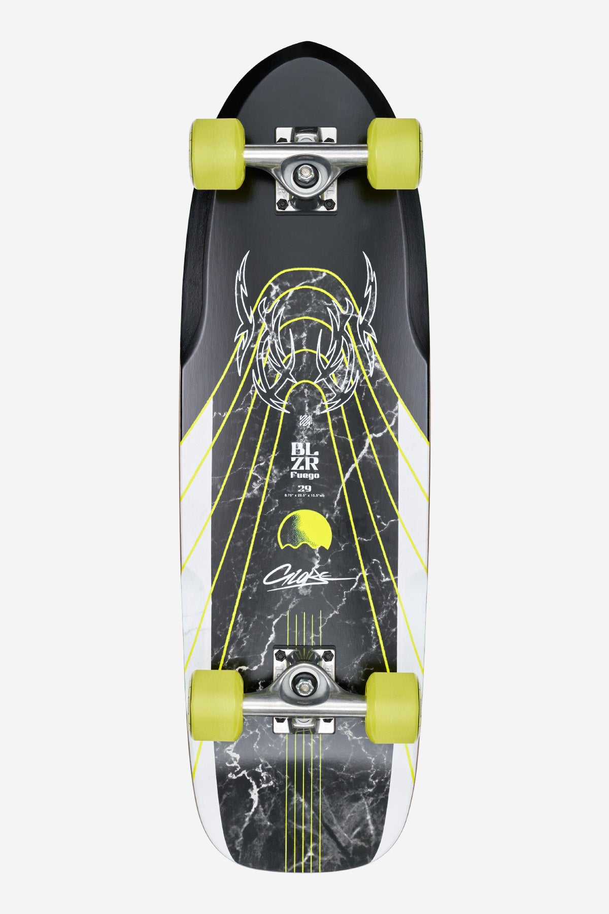 globe-blazer-fuego-29-cruiserboard-bamboo-green image 1