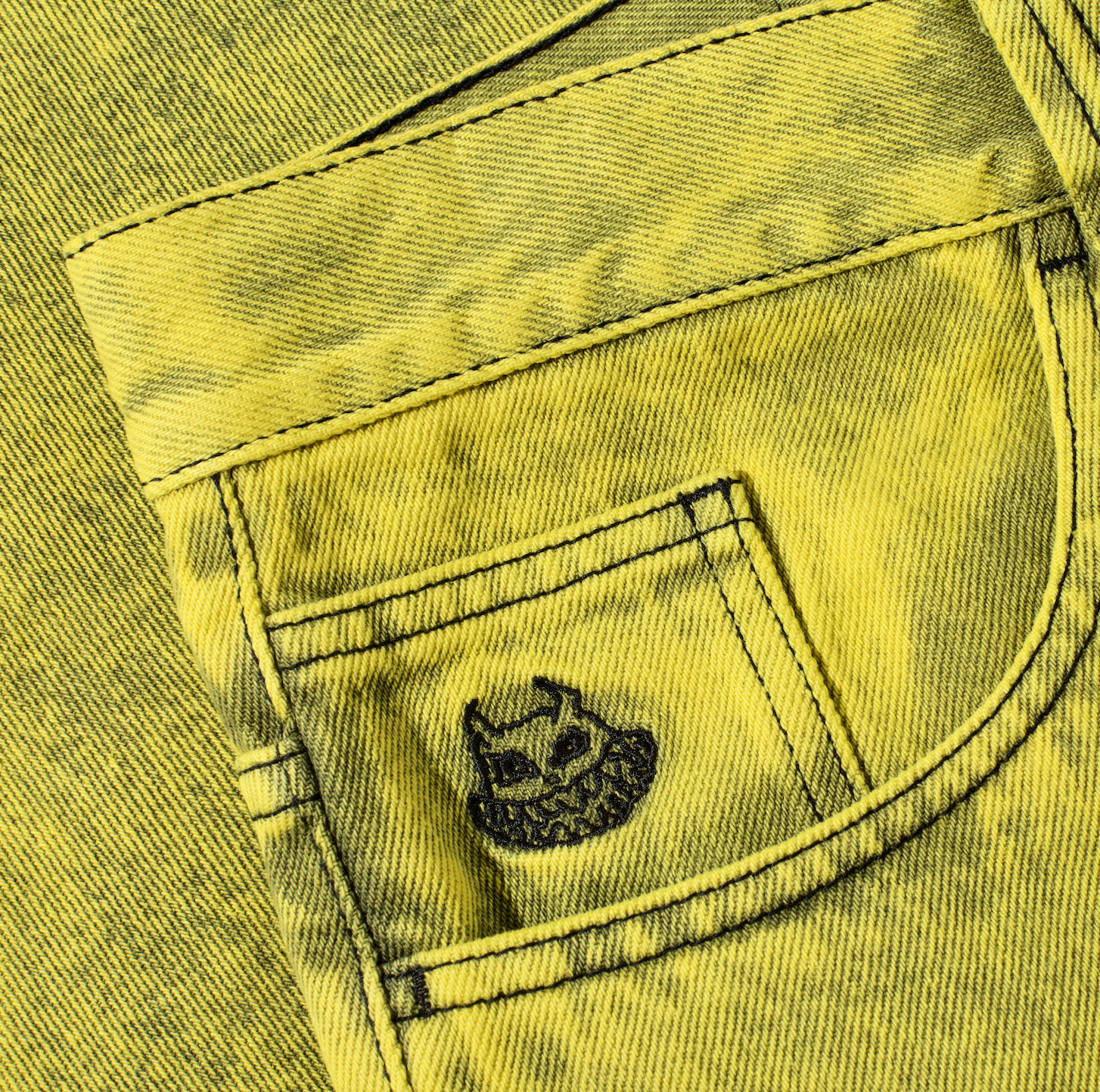 polar-skate-co-big-boy-shorts-angel-child-lemon-black image 4