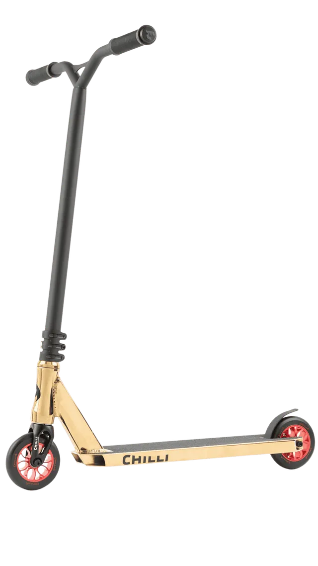 chilli-pro-scooter-reaper-em-edition-speedstar-stunt-scooter-rot-schwarz-gold image 1