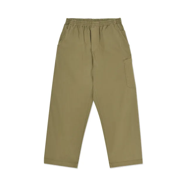 polar-skate-co-kata-pants-khaki-green-240-gsm-canvas-freedom-fit image 1