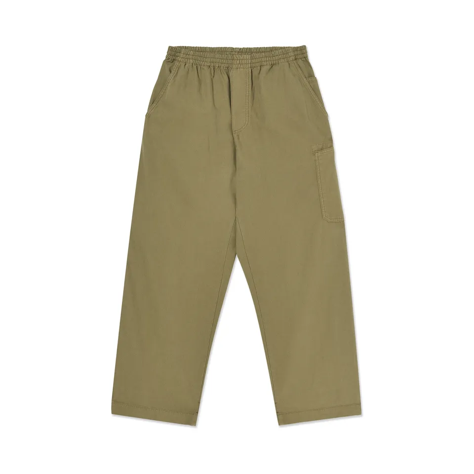 polar-skate-co-kata-pants-khaki-green-240-gsm-canvas-freedom-fit image 1