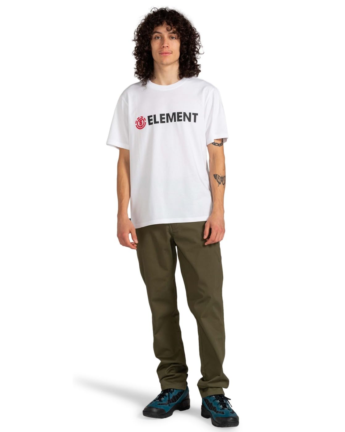 element-blazin-t-shirt-herren-xs-weiss image 5