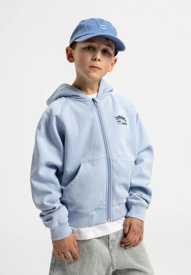 titus-heritage-clean-zip-kapuzenjacke-f-r-kinder-heavenblue-faded image 3