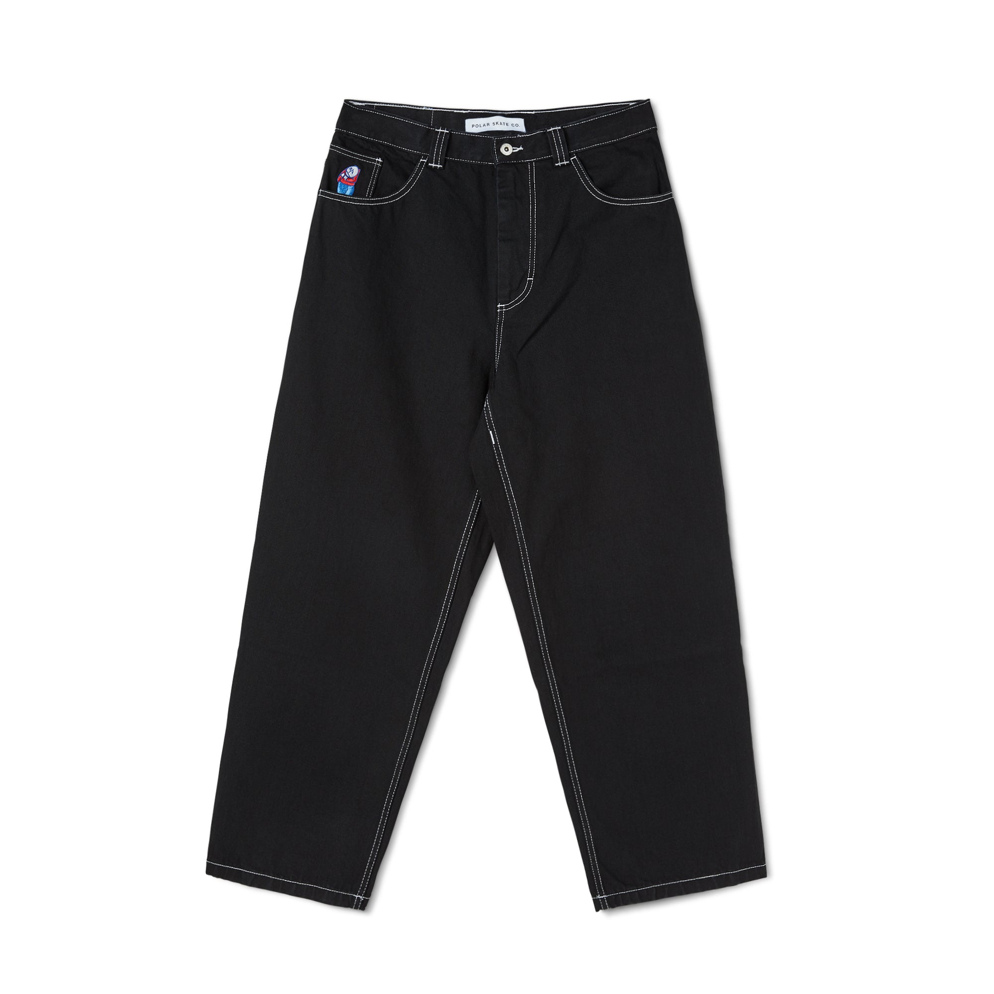 polar-skate-co-big-boy-pants-black-white-og-kontrastnaht-denim image 1