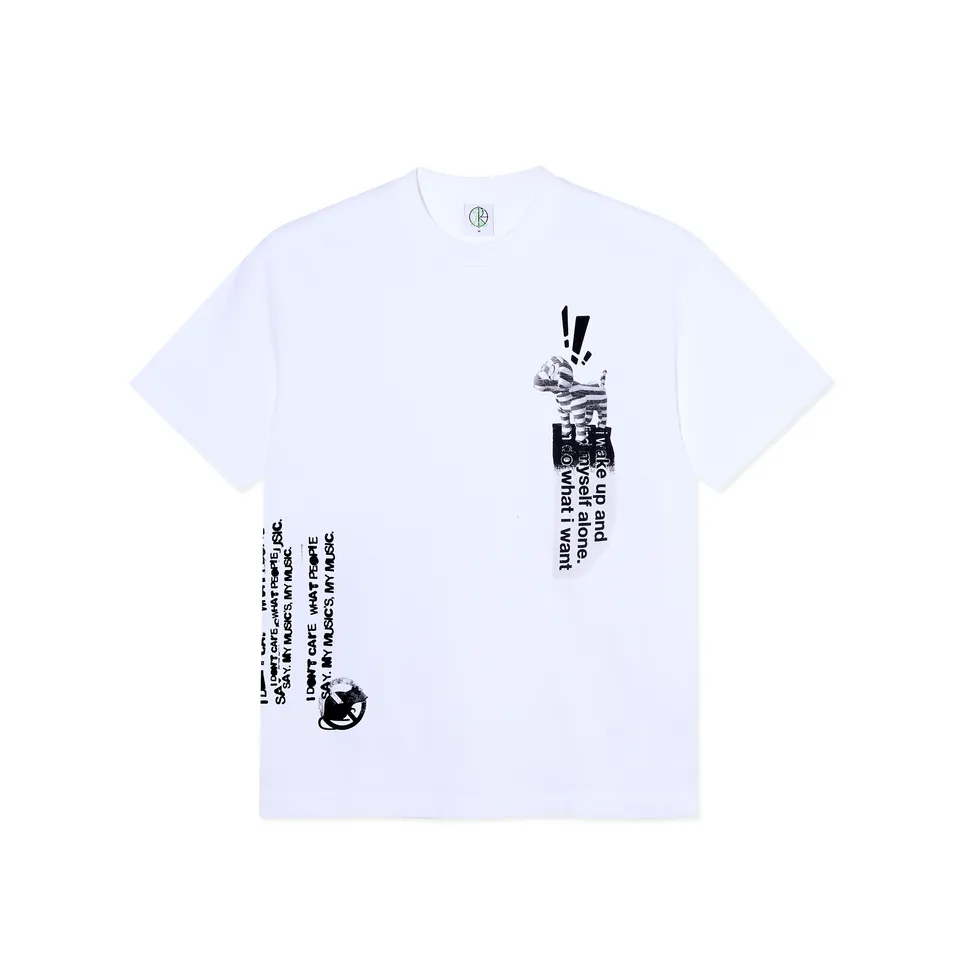 polar-skate-co-tee-my-music-white-t-shirt image 1