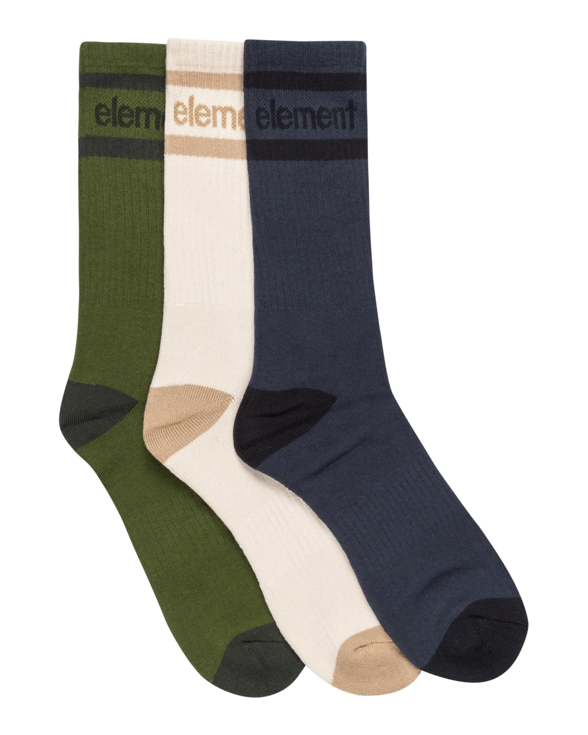 element-clearsight-3-0-socken-3er-pack-crew-skatesocken-herren-71-recycelte-baum image 1