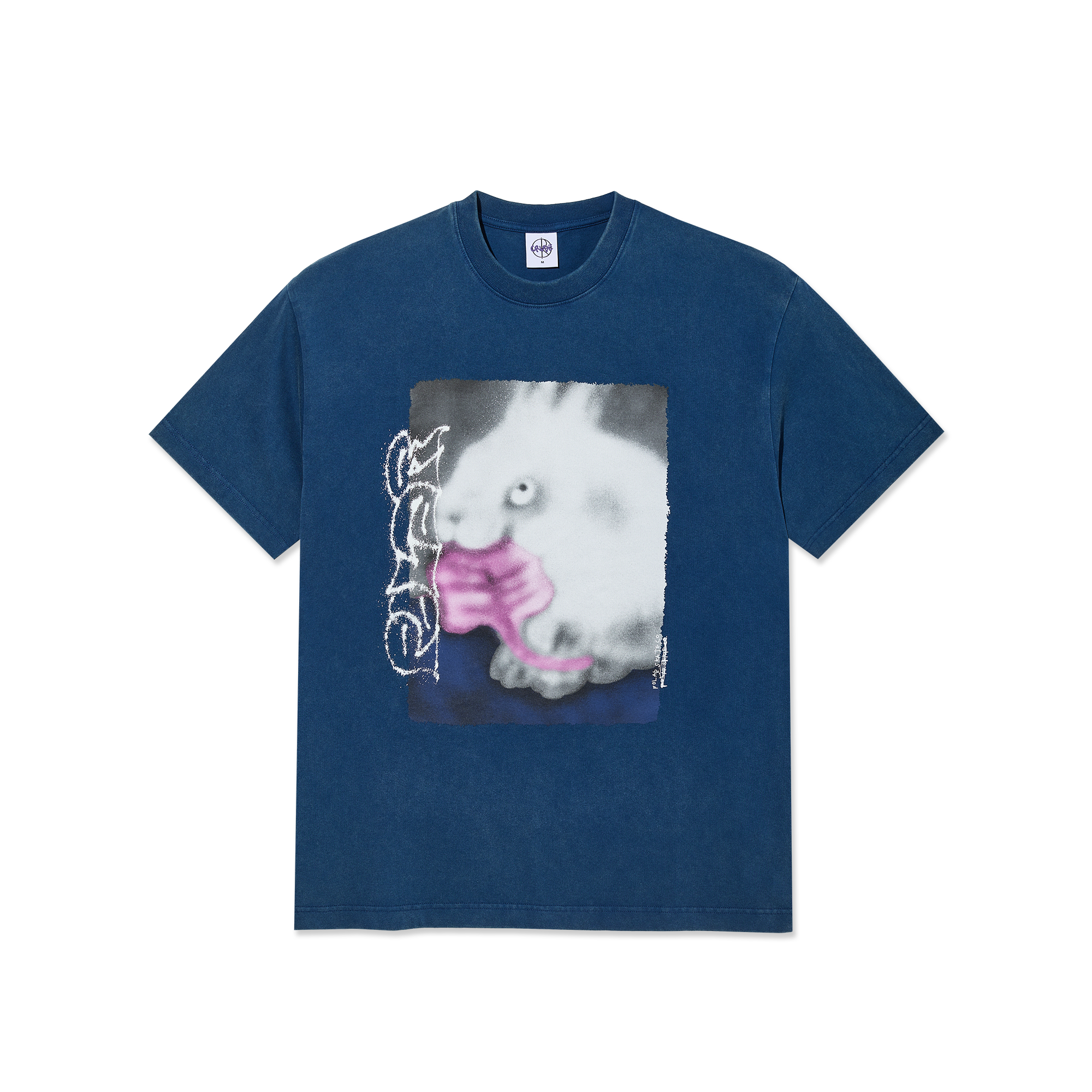 polar-skate-co-tee-rabbit-washed-blue image 1