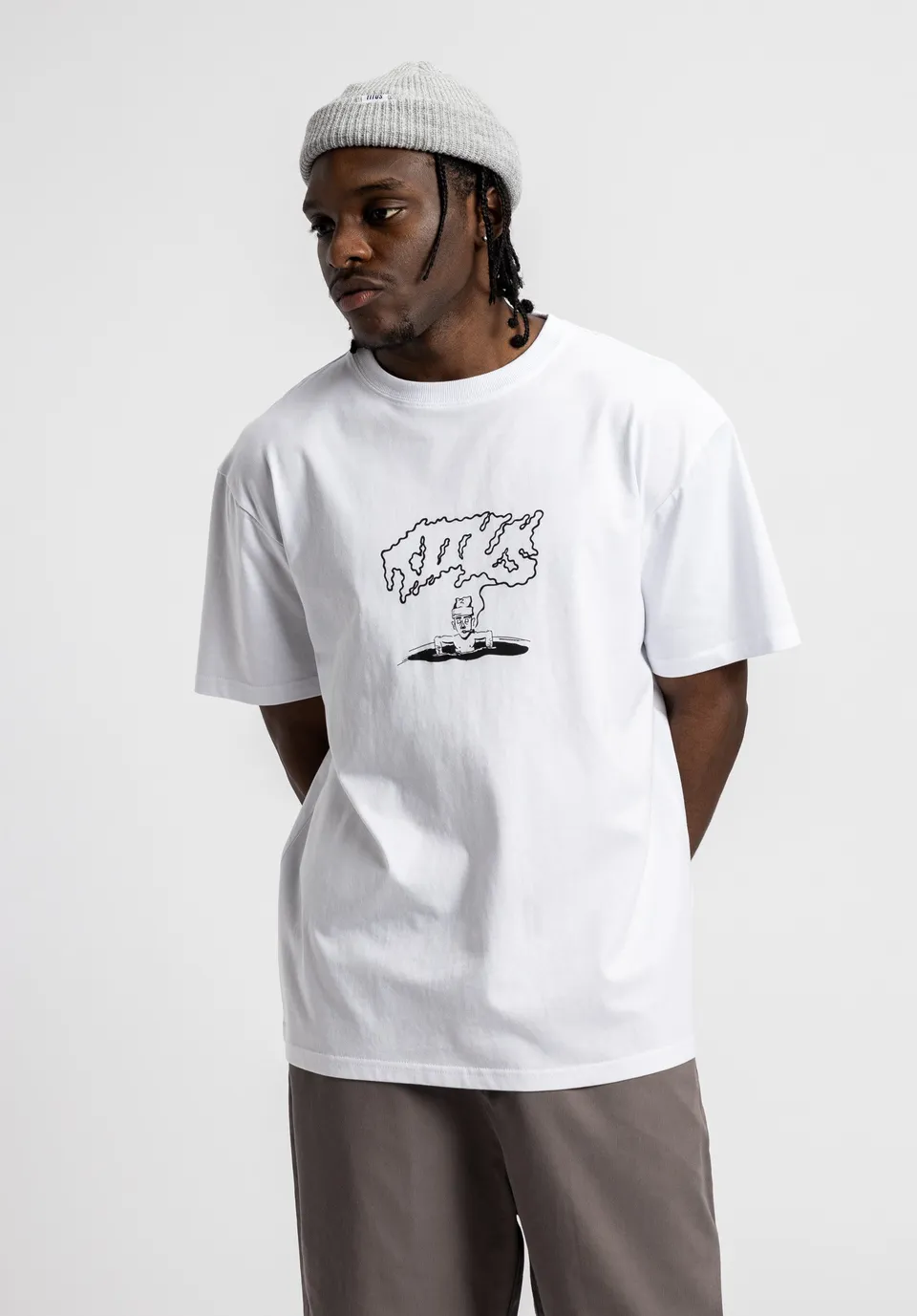 titus-chill-out-t-shirt-loose-fit-tee-aus-schwerem-baumwollstoff-mit-brustprint image 1