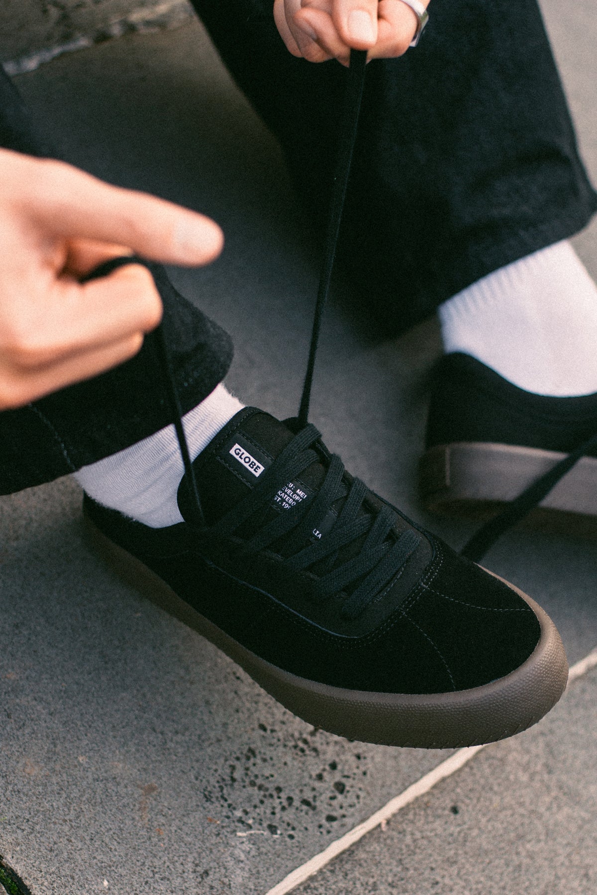 globe-melbek-black-gum-skate-schuhe image 3