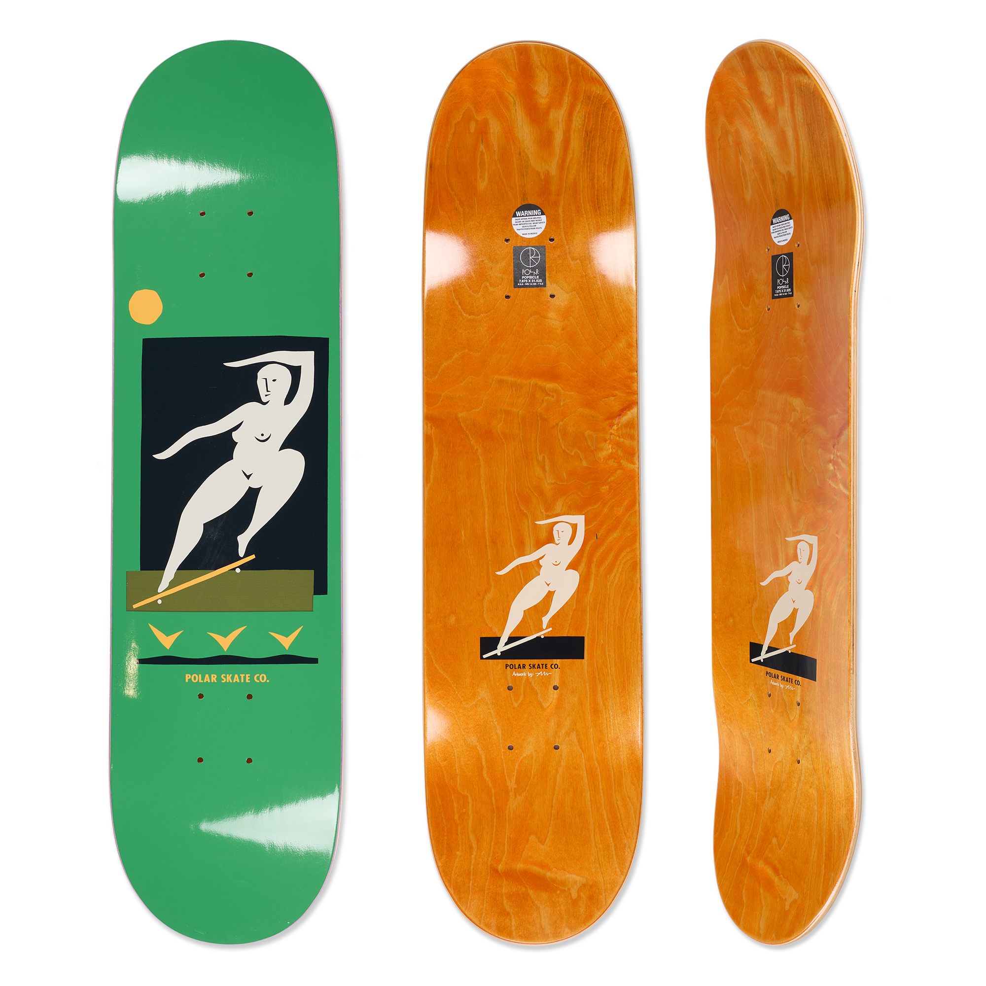 polar-skate-co-deck-team-bs-smith-green image 1