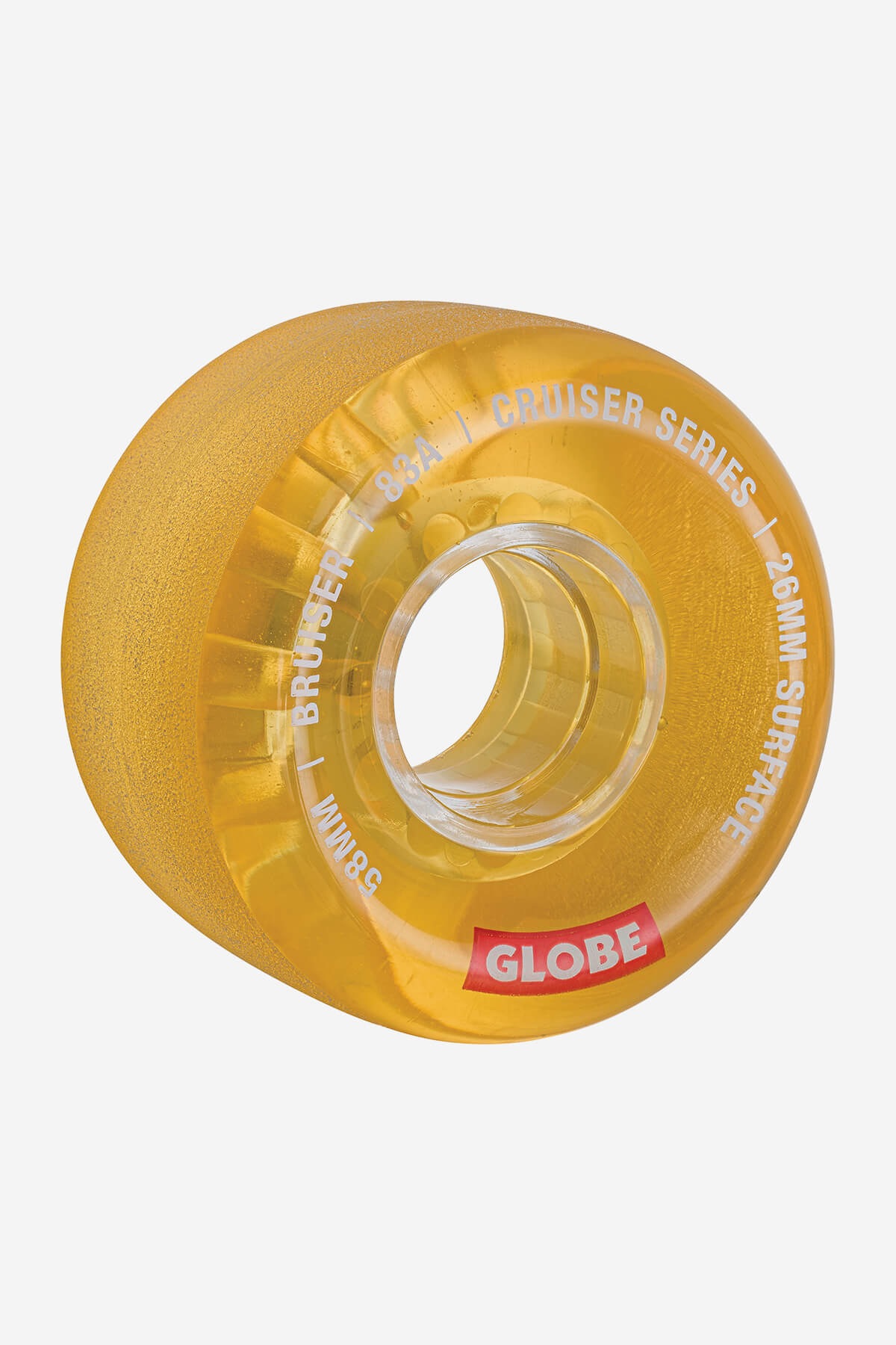 globe-bruiser-cruiser-wheel-58mm-clear-honey-83a-4er-pack image 1