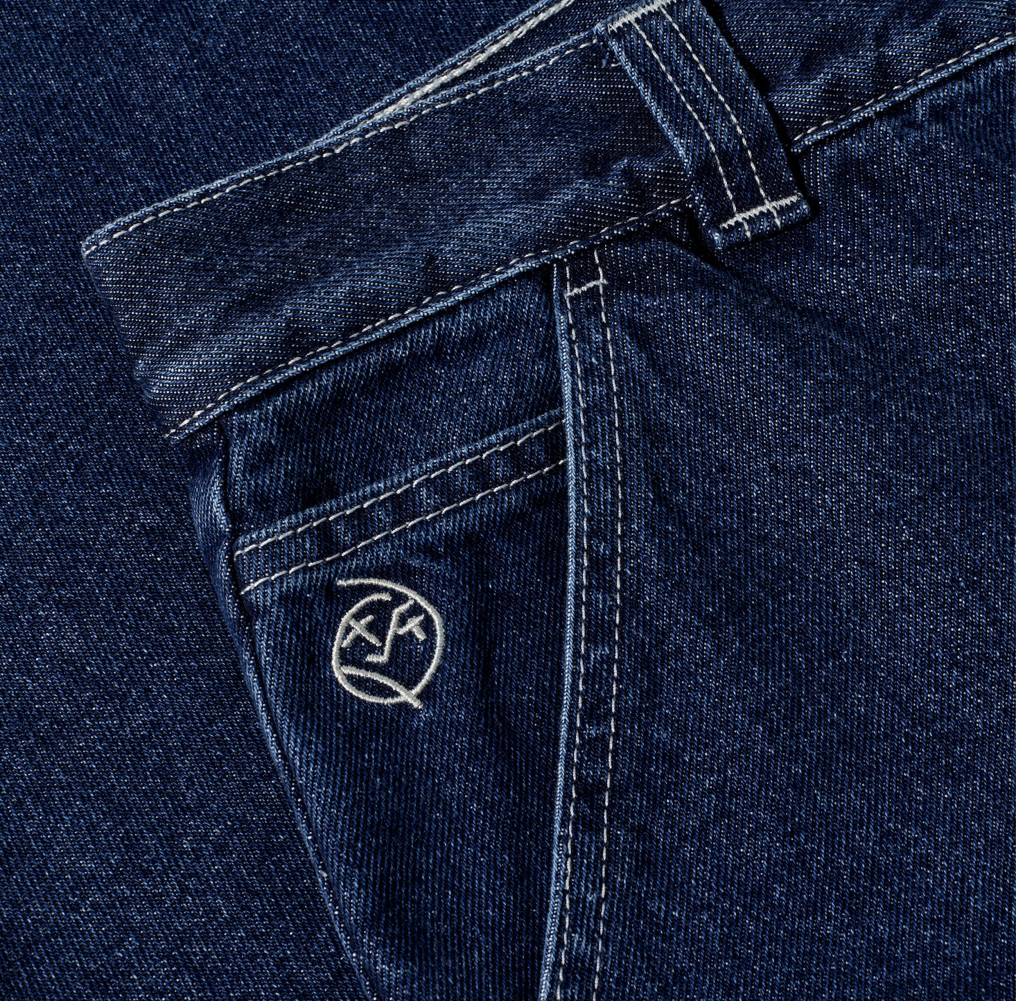 polar-skate-co-big-boy-work-pants-dark-blue-w-white-stitching image 4