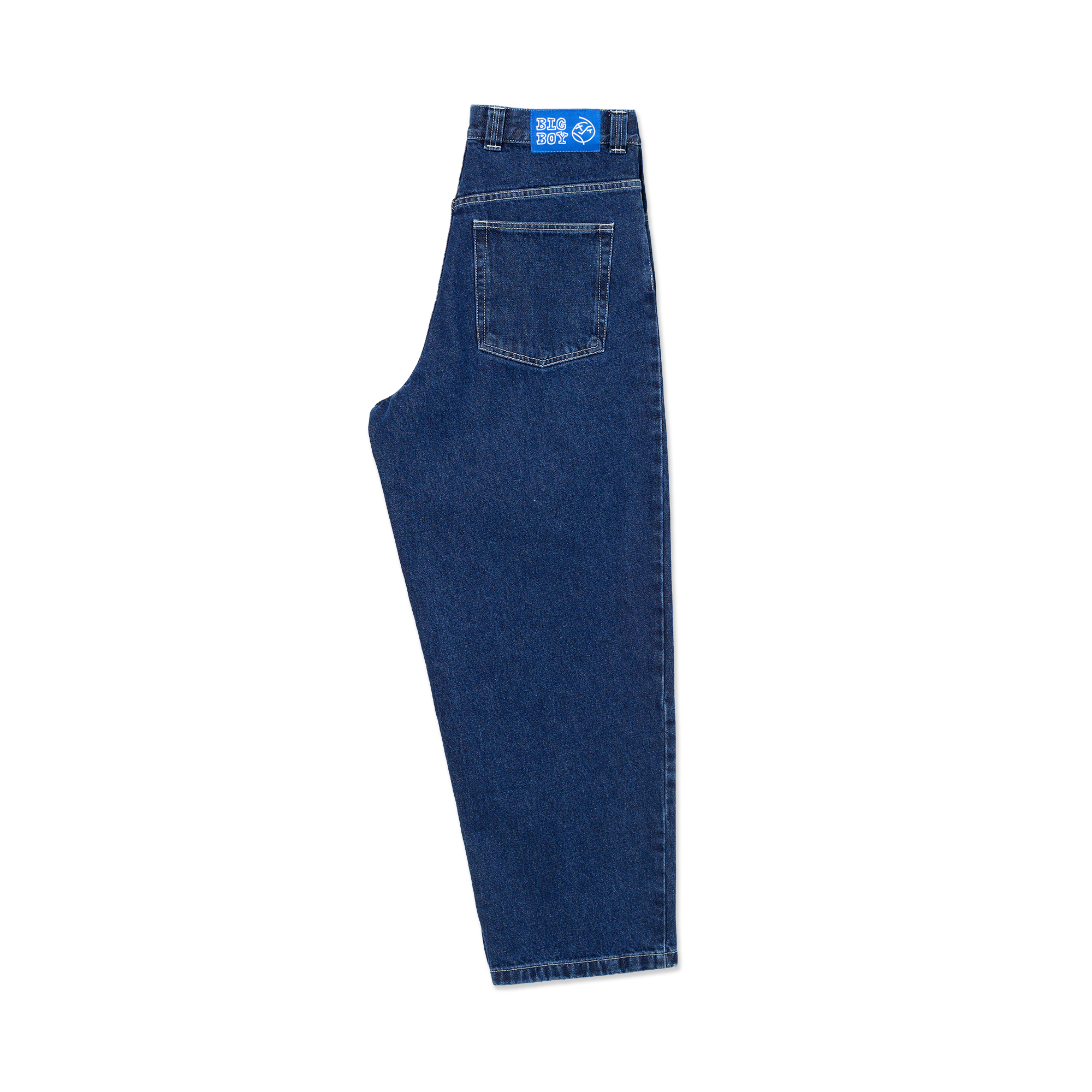 polar-skate-co-big-boy-pants-dark-blue-white-stitching-435-gsm-oversized-fit image 3