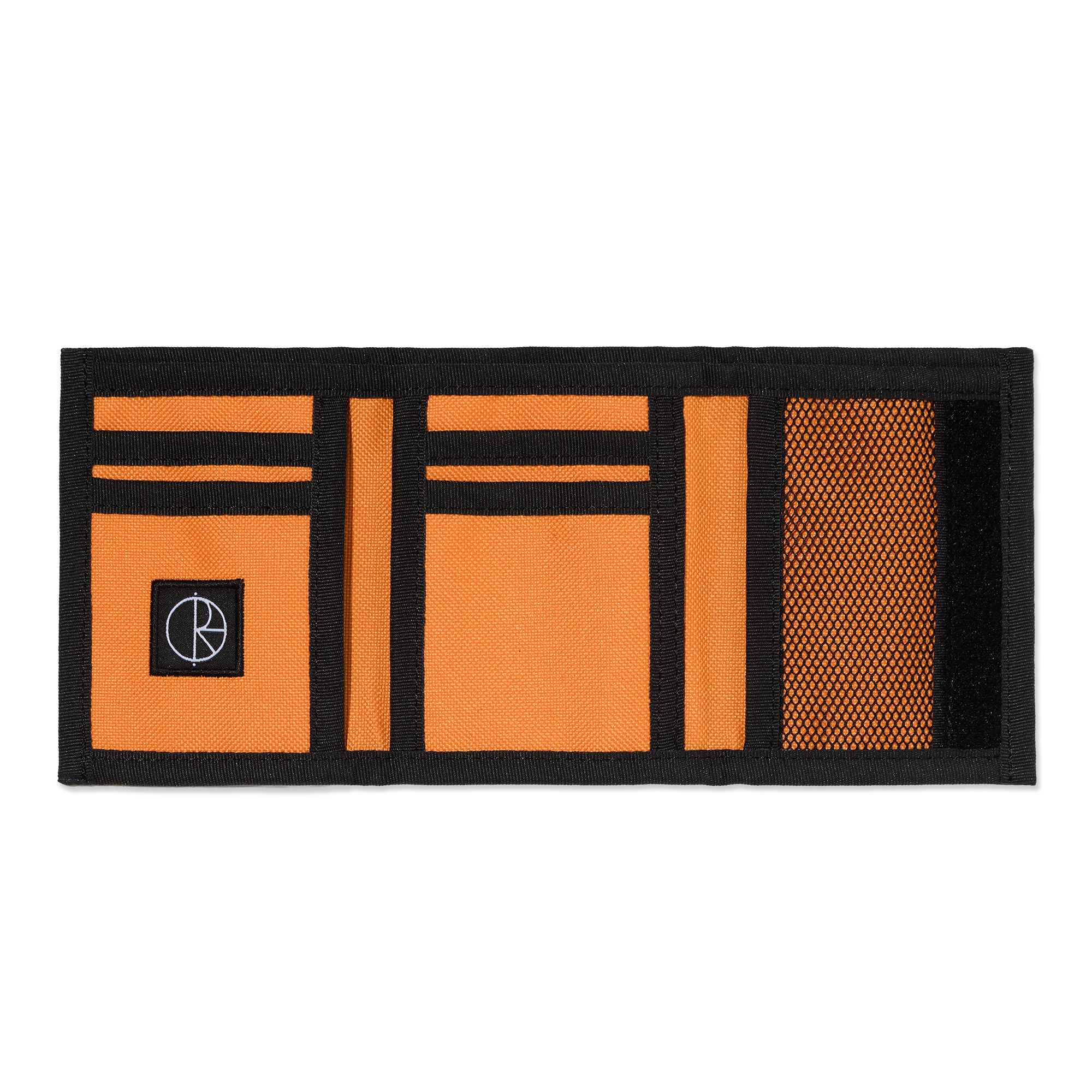 polar-skate-co-key-wallet-script-logo-black-orange-wasserabweisende-cordura-tasc image 2