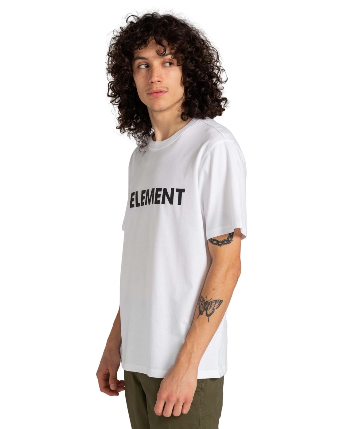 element-blazin-t-shirt-herren-xs-weiss image 4