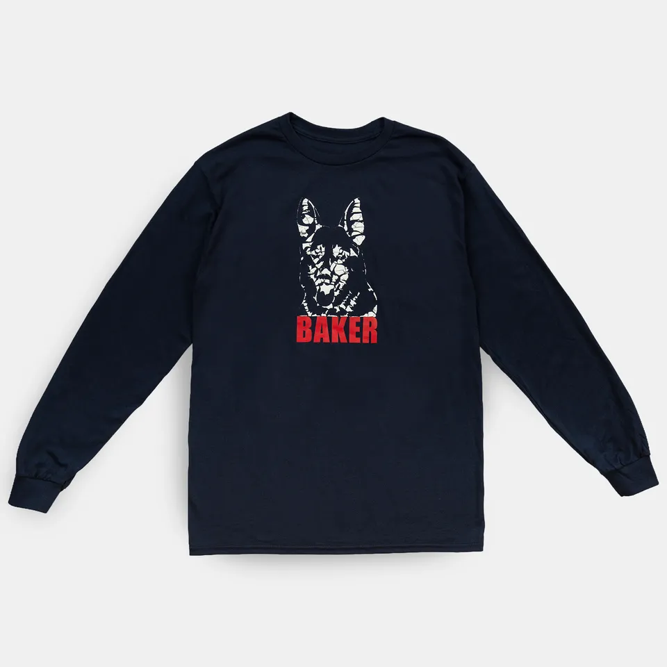 baker-skateboards-bad-dawg-langarm-t-shirt image 1