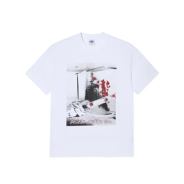 polar-skate-co-tee-chainsaw-white image 1