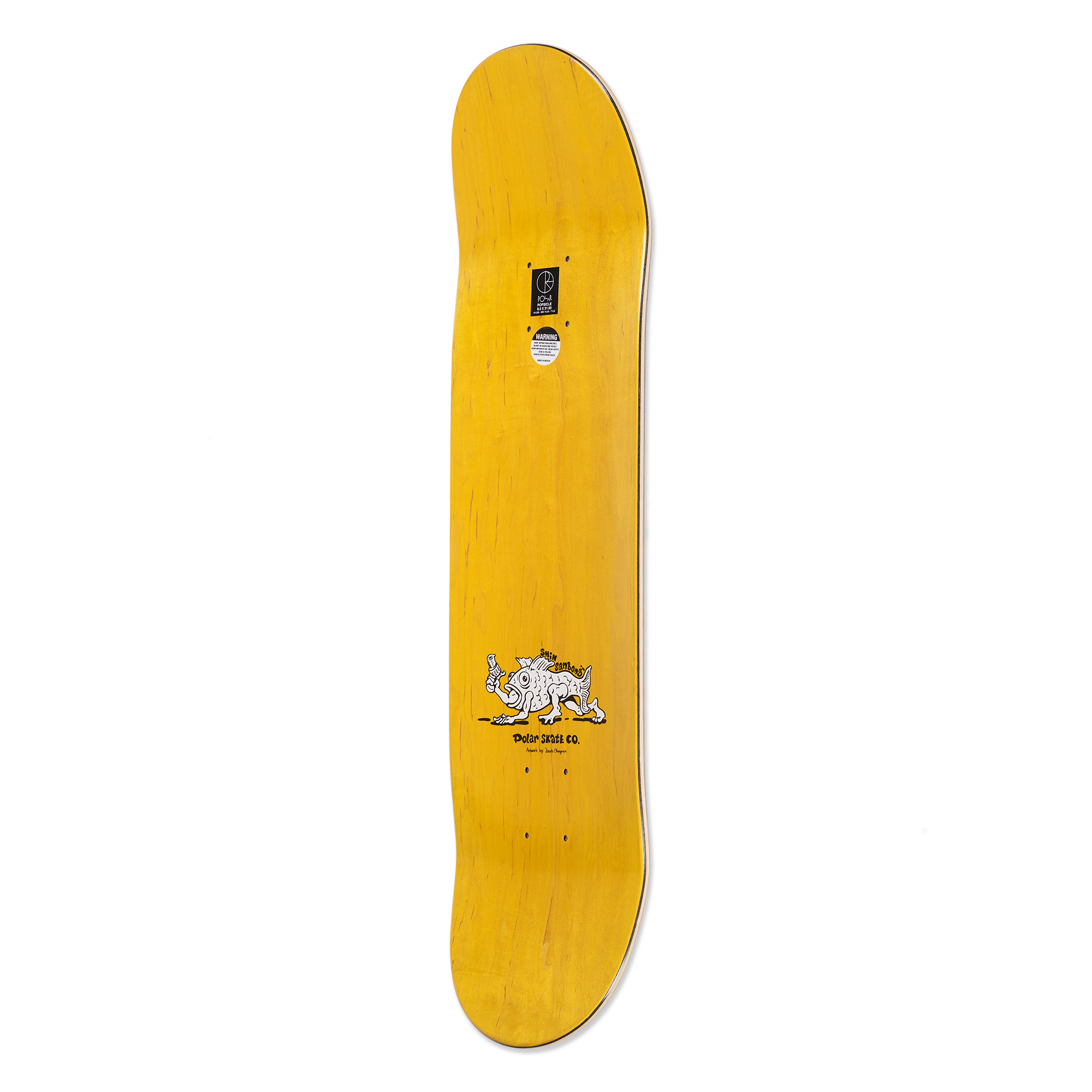 polar-skate-co-deck-shin-sanbongi-bongi-boy-yellow-8-0-oder-8-25-griptape-inklus image 2