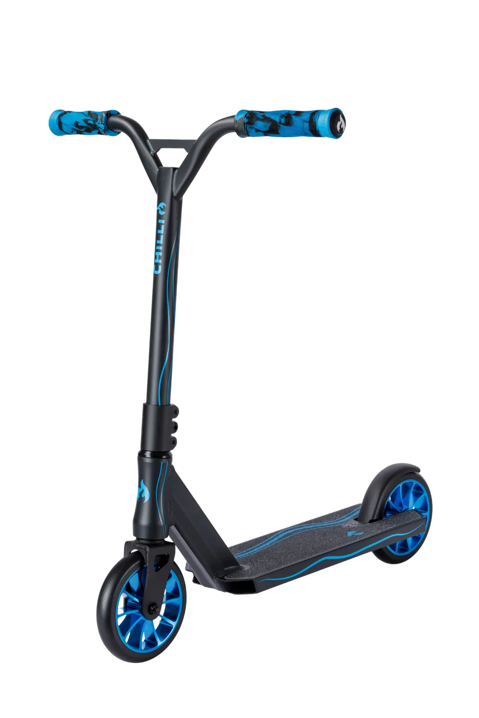 chilli-pro-scooter-wave-track-s-dark-grey-blue-stunt-scooter image 1