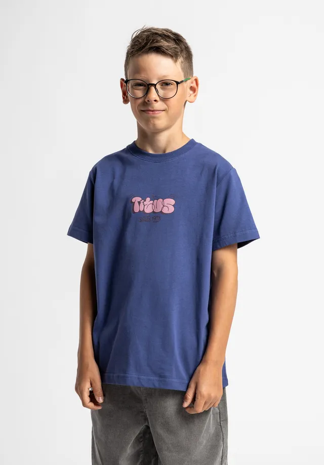 titus-bubble-t-shirt-bunter-bubble-print-regular-cut-weiche-baumwolle image 1
