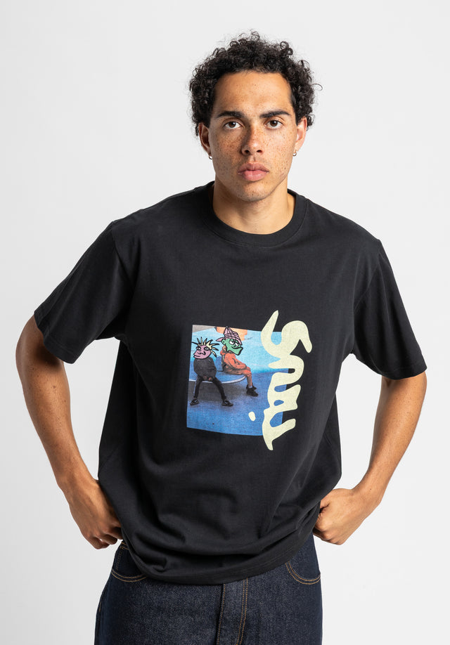 titus-chill-shirt-oversize-t-shirt-mit-street-art-frontprint image 2
