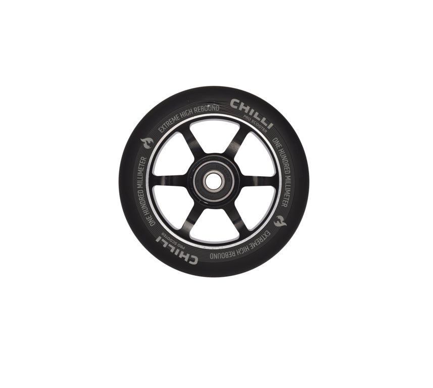 chilli-pro-scooter-wheel-black-100mm-3000 image 1