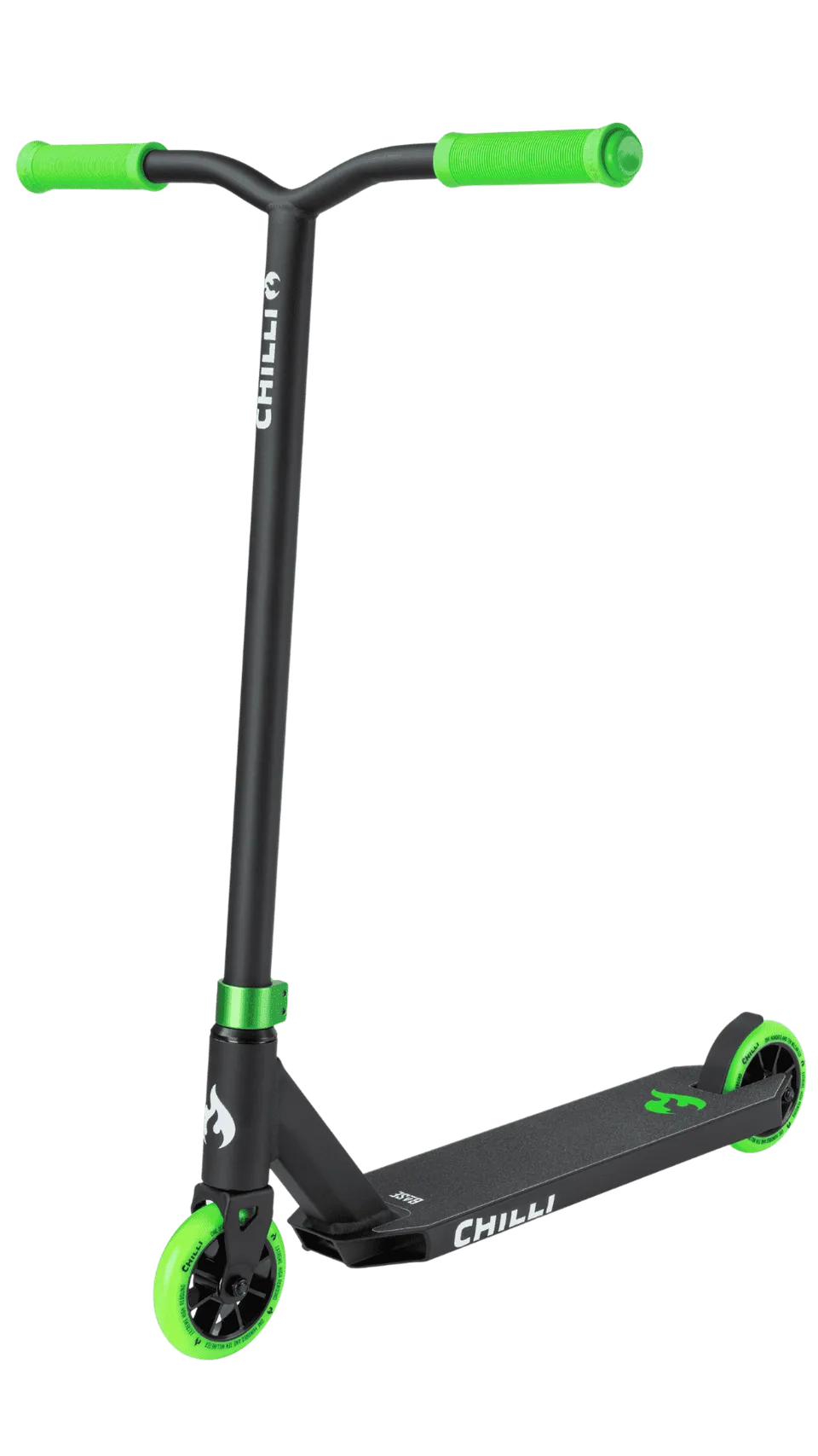 chilli-pro-scooter-base-stunt-scooter-black-green image 1