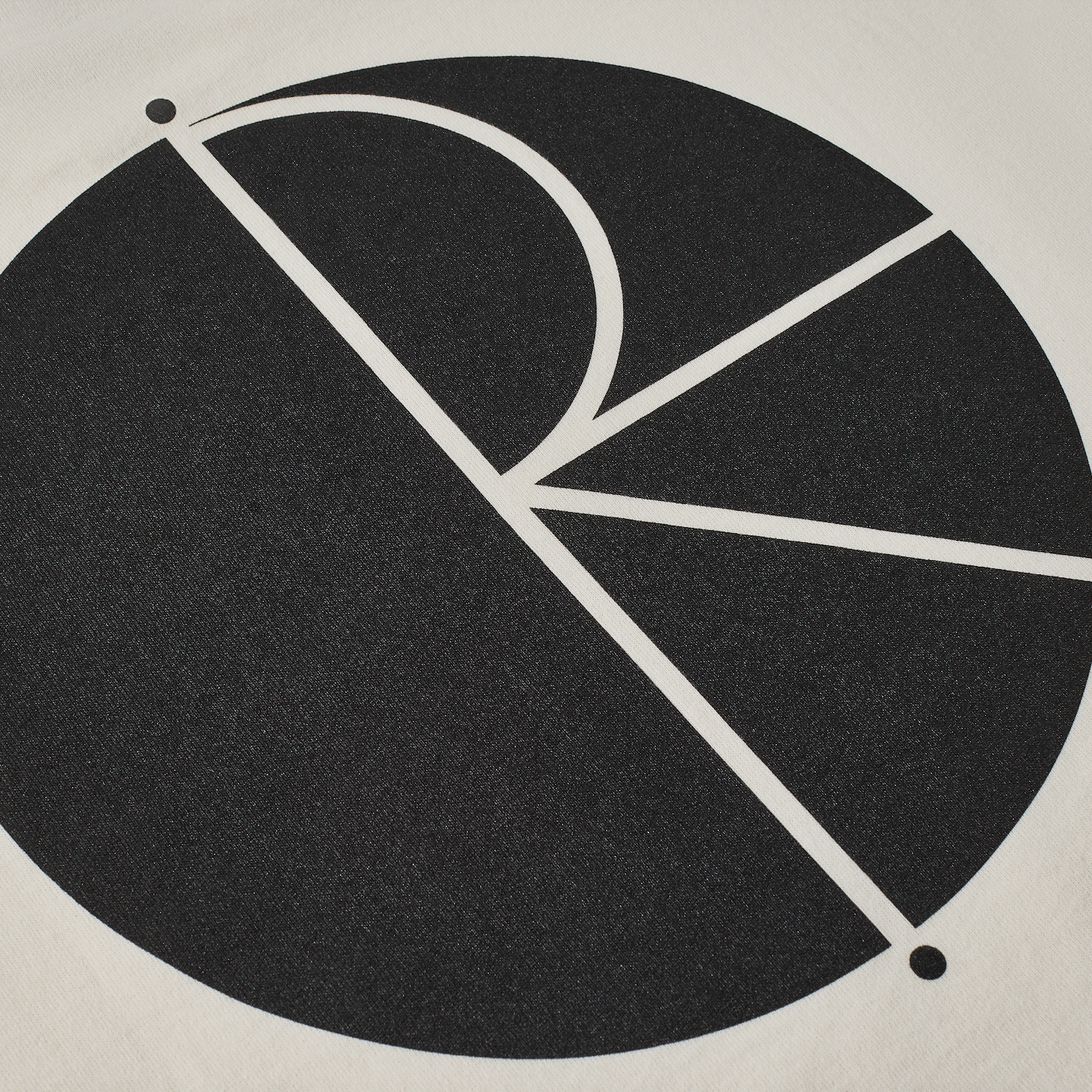 polar-skate-co-contrast-tee-fill-logo-ivory-black image 4