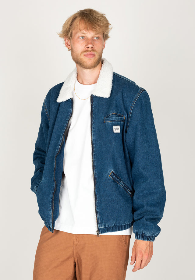 titus-dimitri-jeansjacke-mit-steppfutter-und-fleece-kragen-2 image 3