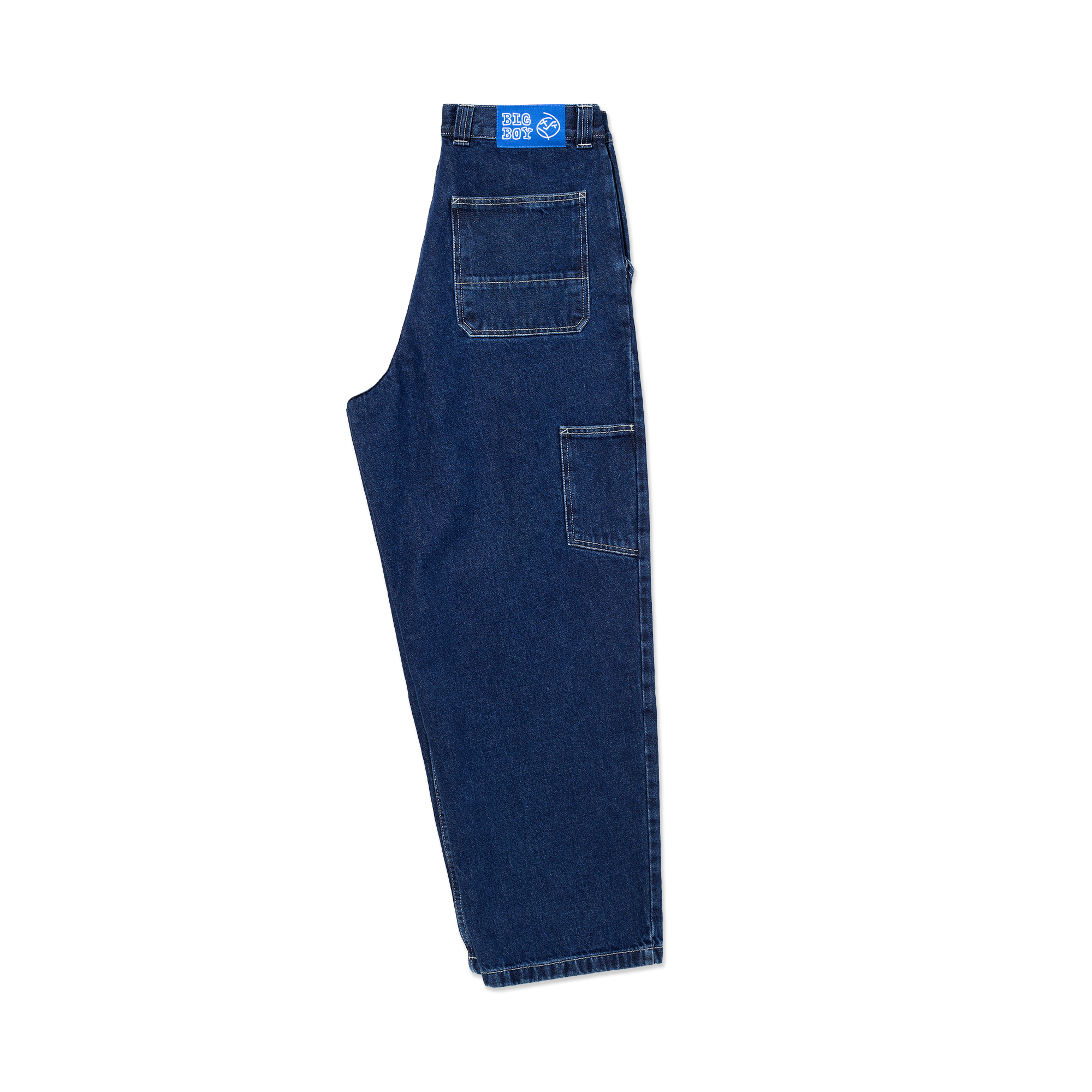 polar-skate-co-big-boy-work-pants-dark-blue-w-white-stitching image 3