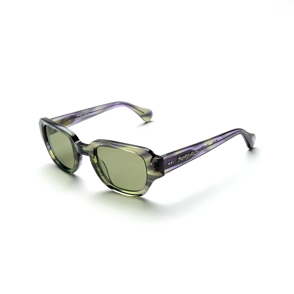 polar-skate-co-x-sun-buddies-pyle-sunglasses-violet-green-handmade-italian-aceta image 1