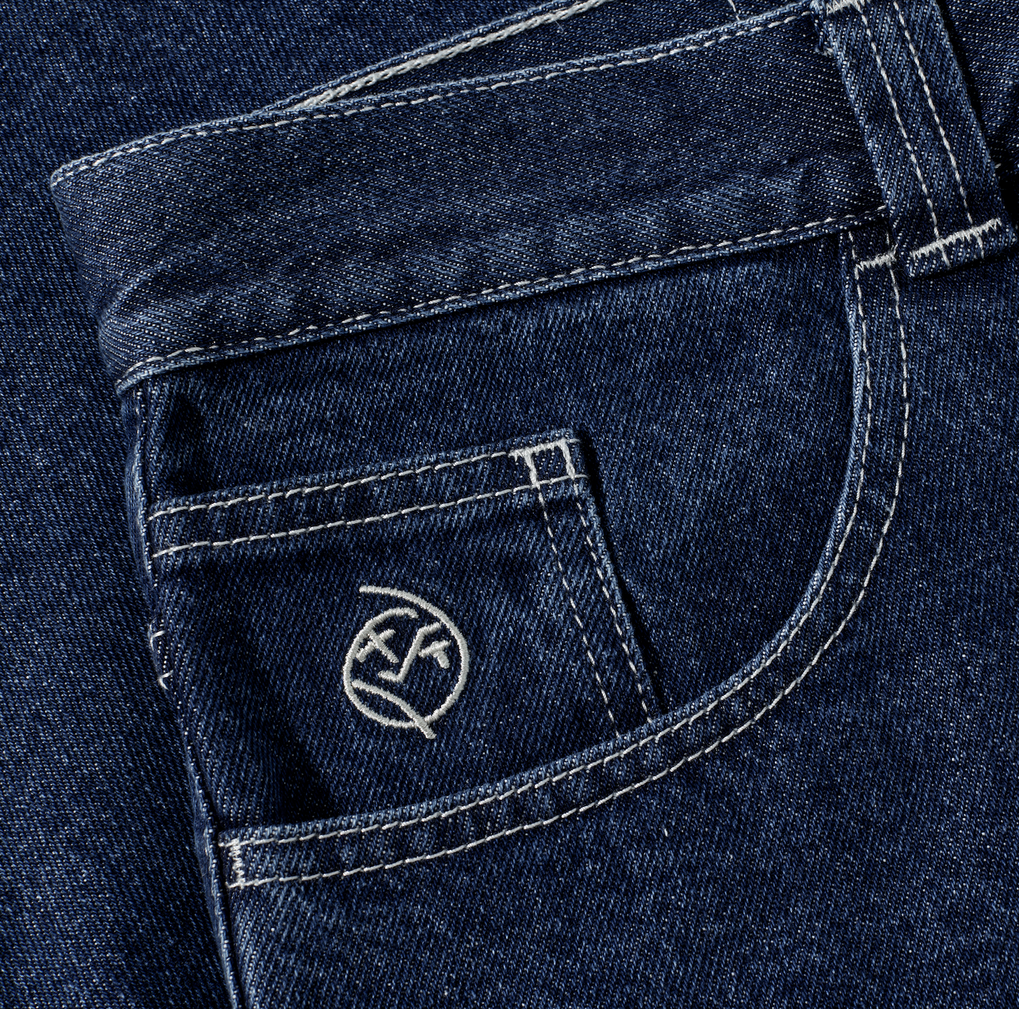 polar-skate-co-big-boy-shorts-dark-blue-w-white-stitching image 4