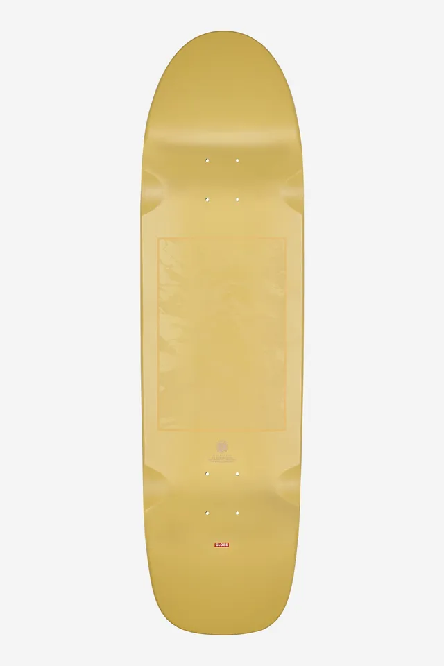 globe-shooter-8-625-skateboard-deck-yellow-comehell-resin-7-maple image 1
