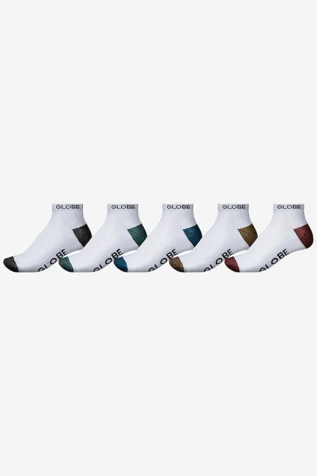 globe-ingles-ankle-socken-5er-pack-white-assorted image 1