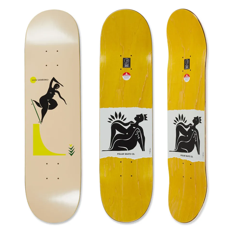 polar-skate-co-deck-shin-sanbongi-backside-noseblunt-sand image 1