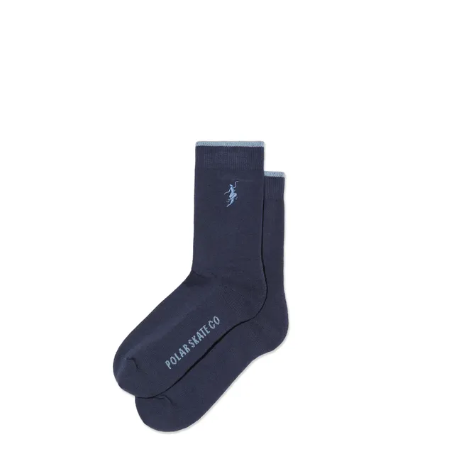 polar-skate-co-business-socks-no-complies-forever-crew-socken-navy-light-blue image 1