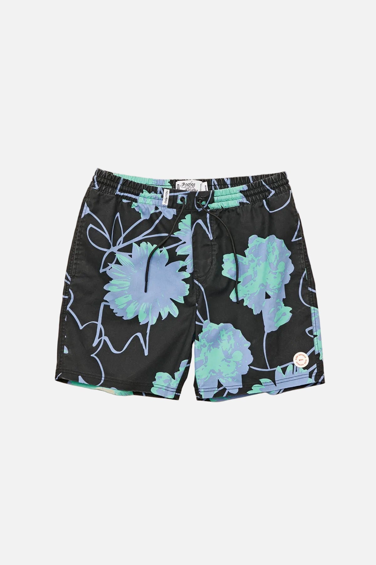globe-dreamin-wild-poolshort-black-nachhaltige-badeshorts-mit-dwr image 4