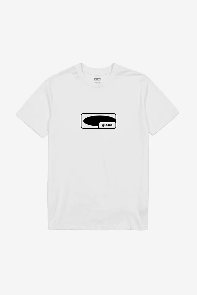 globe-g-icon-tee-white-t-shirt image 1