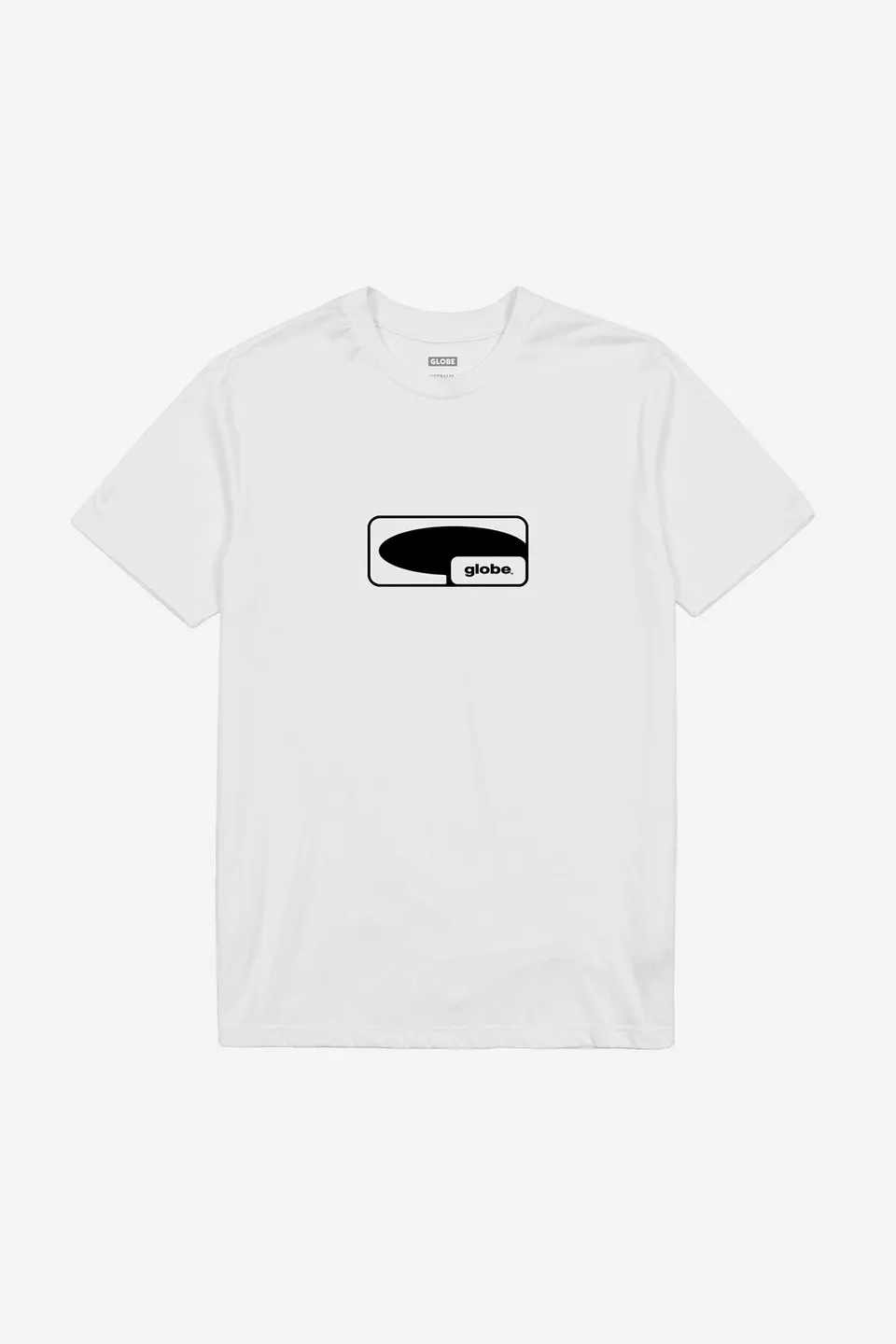 globe-g-icon-tee-white-t-shirt image 1