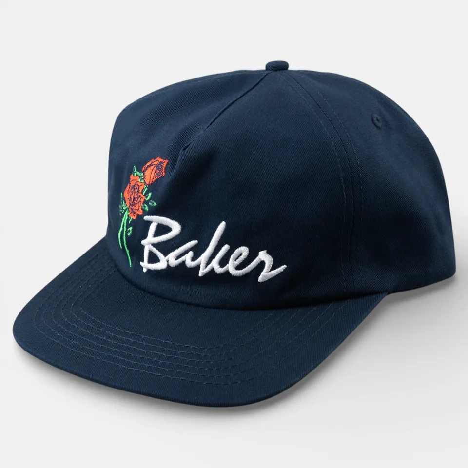 baker-skateboards-roses-snapback-cap image 1