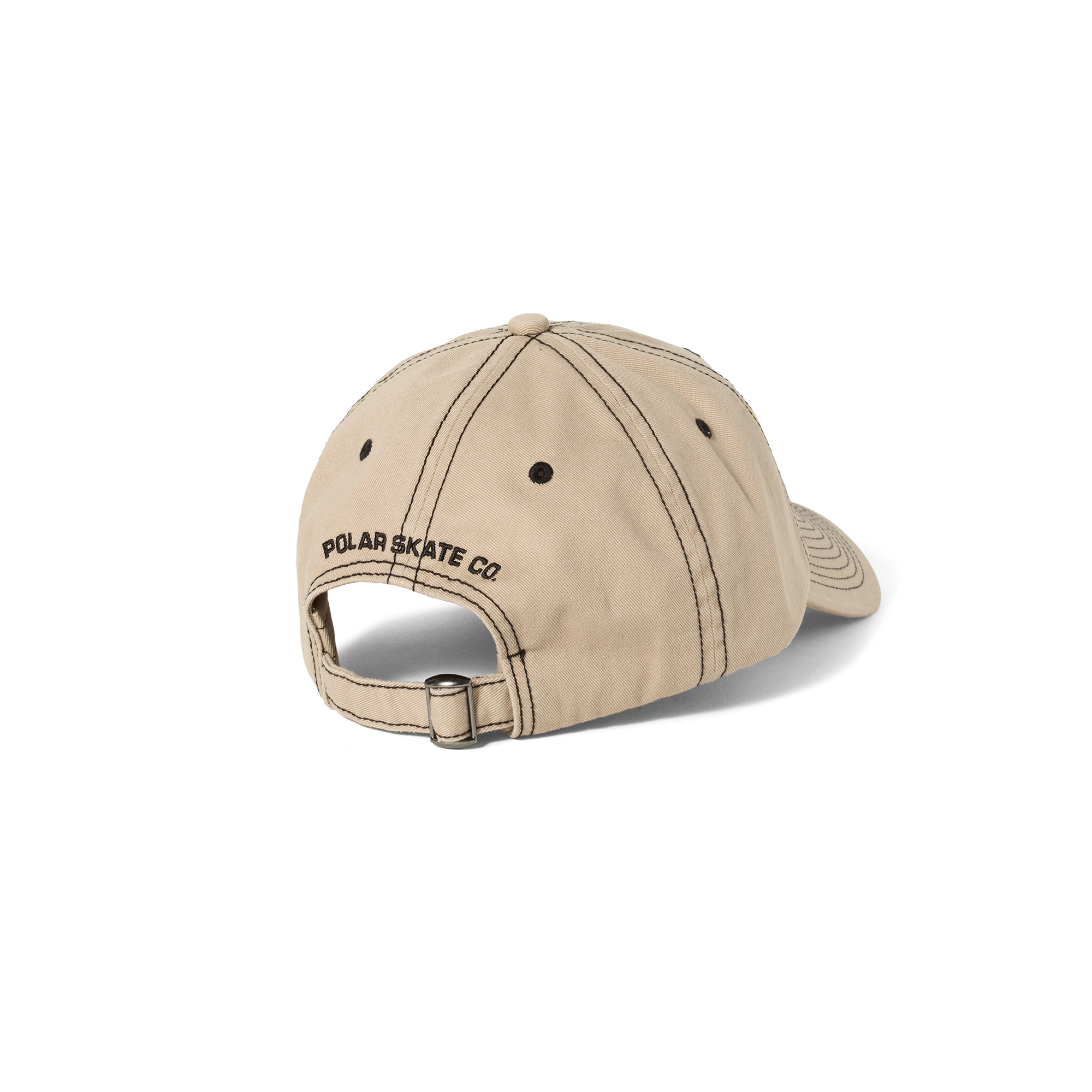 polar-skate-co-sai-cap-contrast-washed-taupe-6-panel-dad-cap image 2