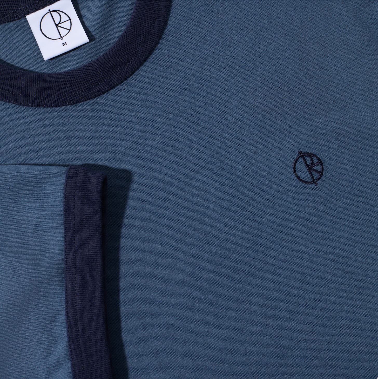 polar-skate-co-ringer-tee-grey-blue-dark-blue-t-shirt-aus-220-gsm-baumwolle image 3