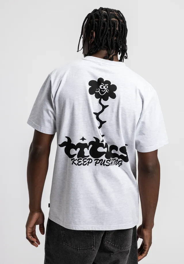 titus-angry-flower-t-shirt-regular-fit-baumwolle-backprint image 1